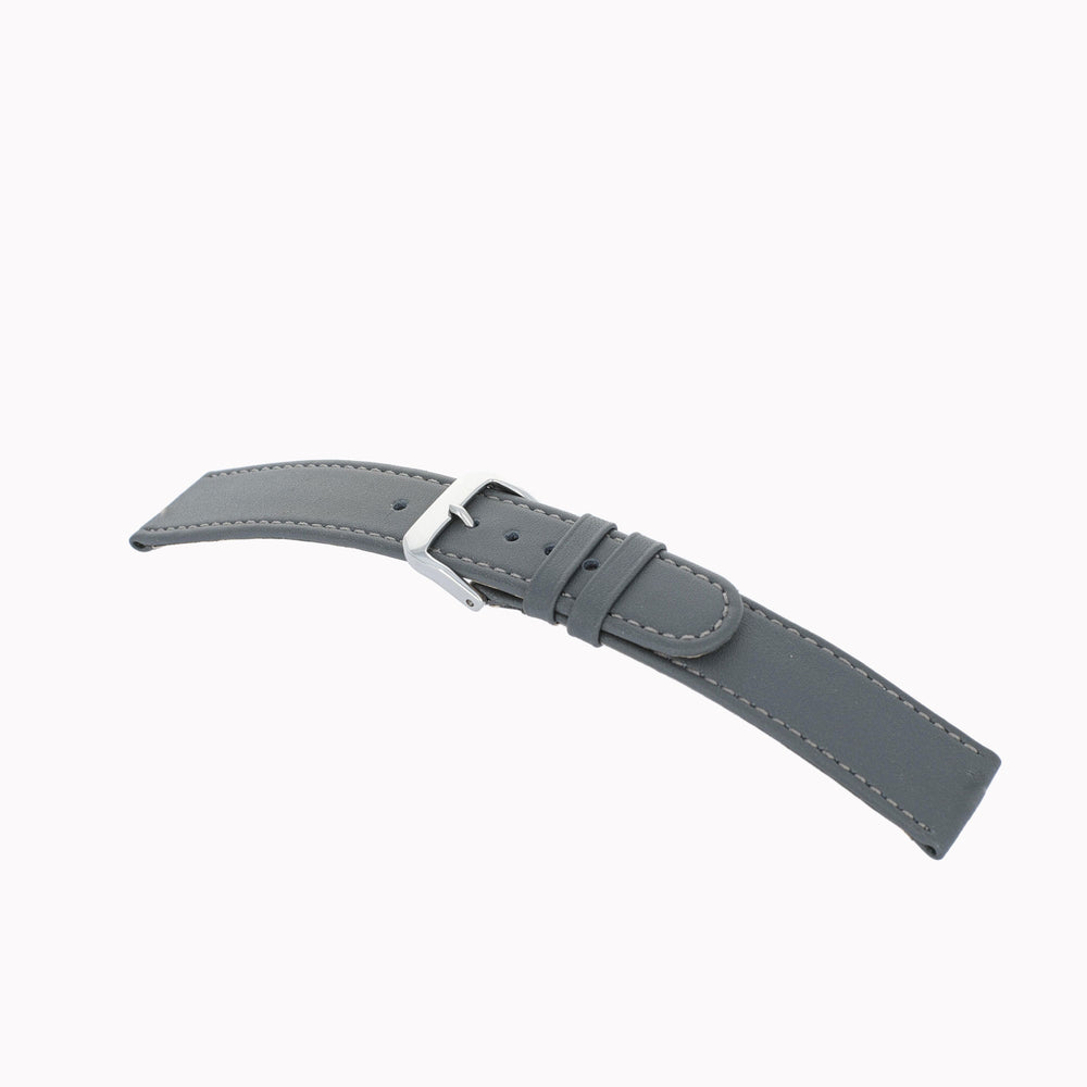 Uhrenarmband Happel Louisville Leder | Grau