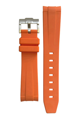 MoonSwatch Orange rubber strap