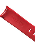 MoonSwatch Red rubber strap