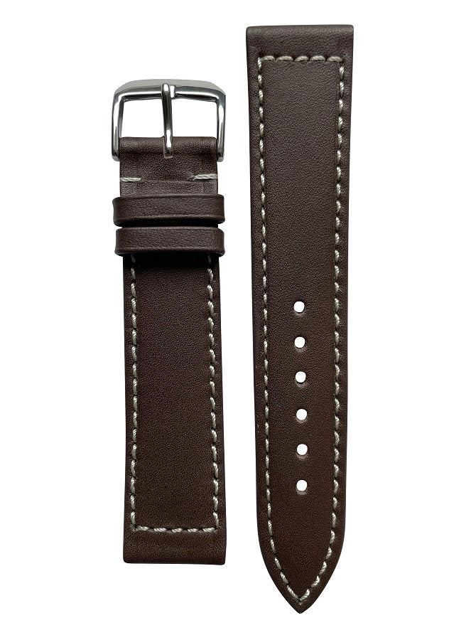 Horlogeband Happel Del Mar Waterproof Leer | Mokka