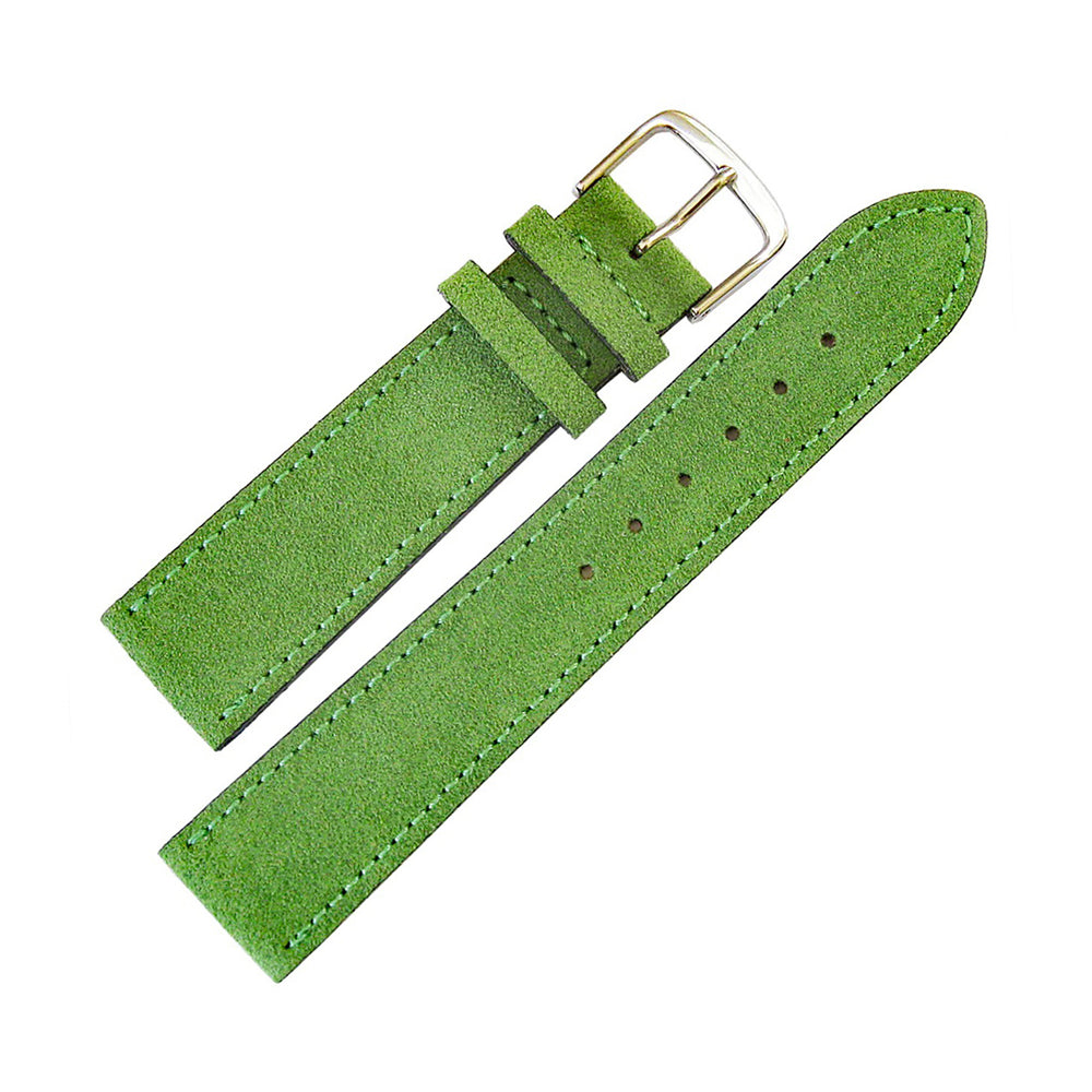 Horlogeband Suede Velour by STRPS® - Meerdere kleuren