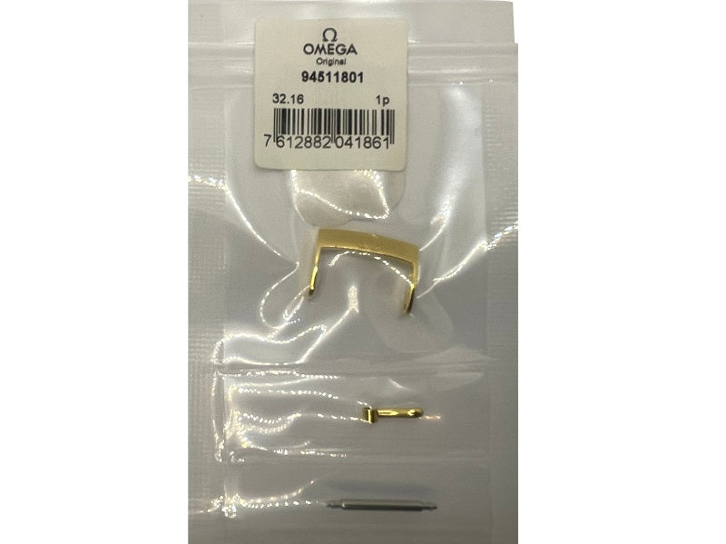 Omega 18mm buckle gold