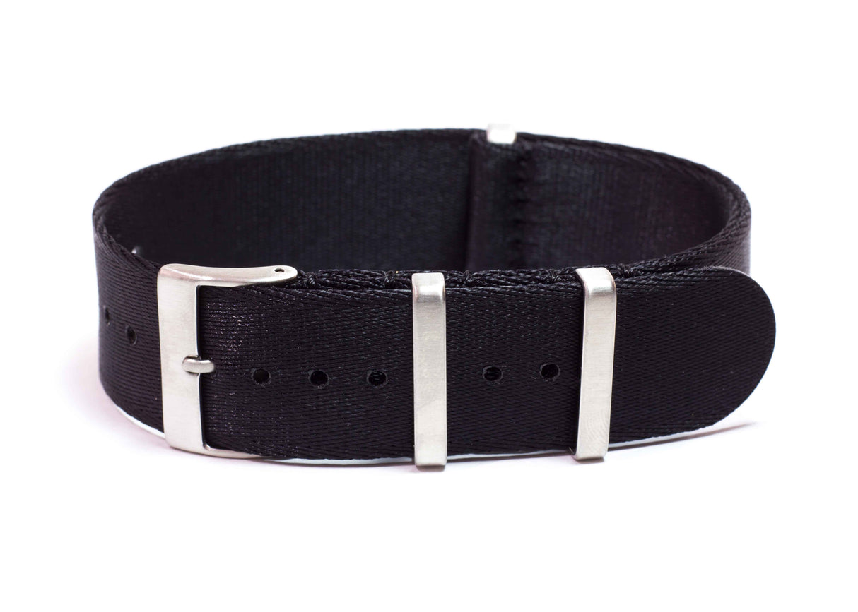 Premium Slim NATO Strap - Zwart