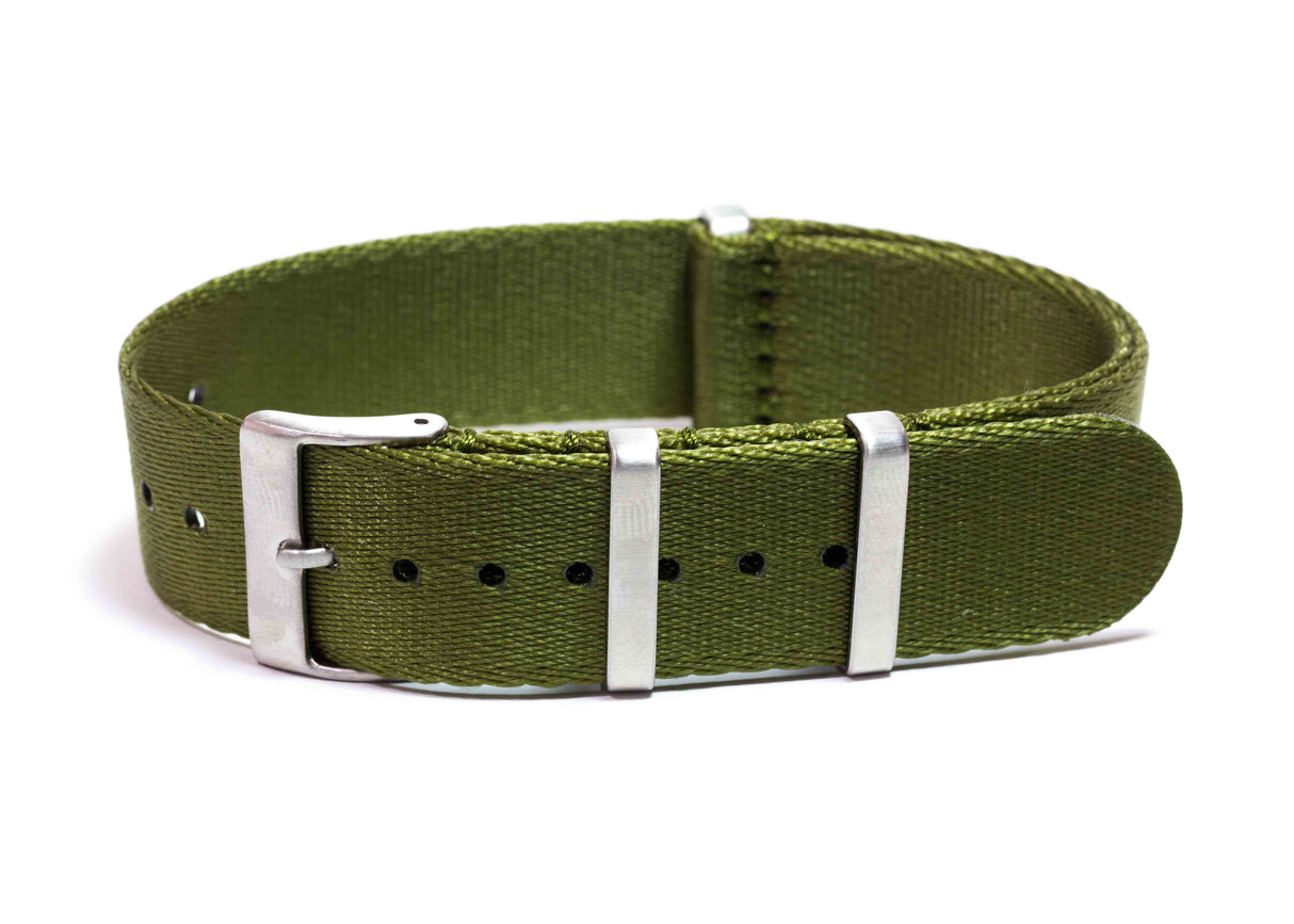 Premium Slim NATO Strap - Legergroen