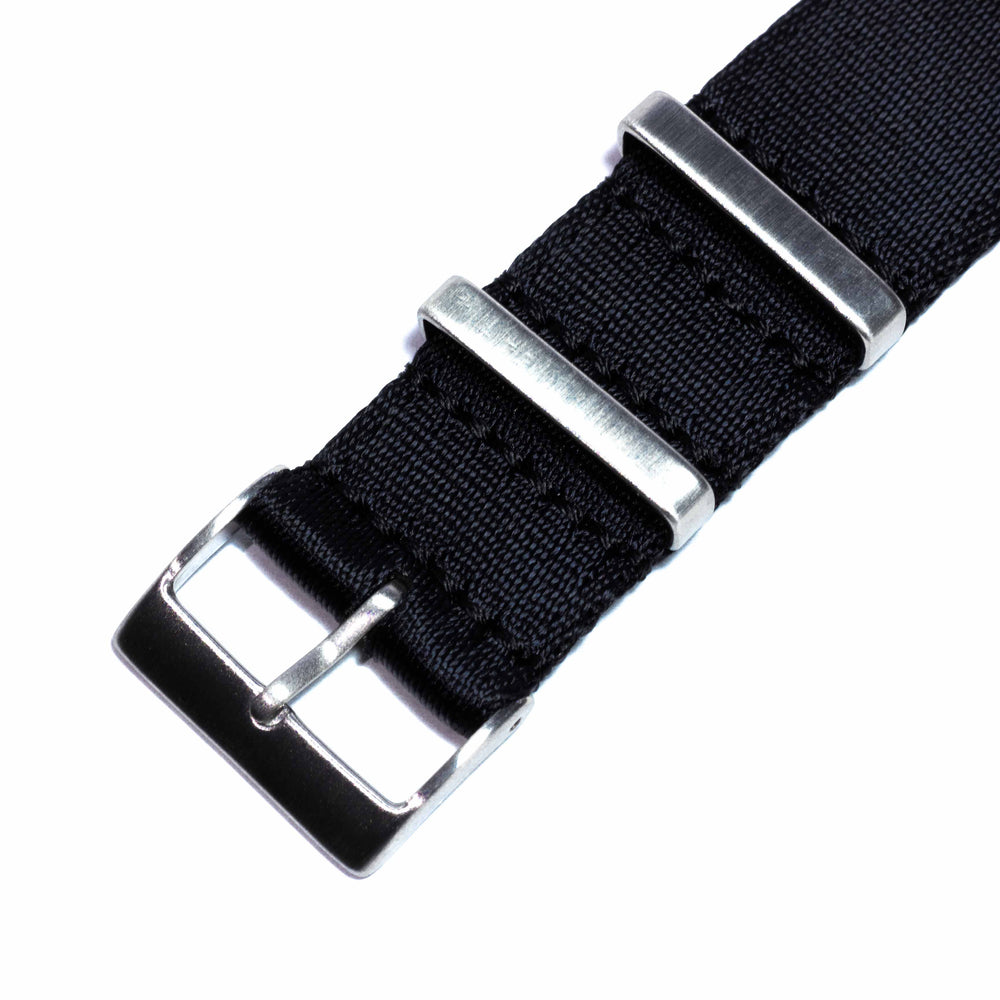Premium Slim NATO Strap - Zwart