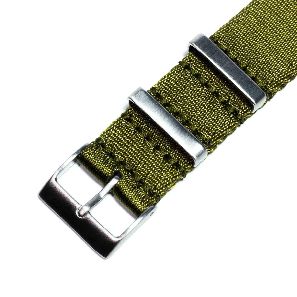 Premium Slim NATO Strap - Legergroen