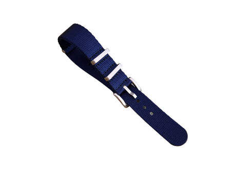 Premium NATO Strap - Navy Blauw