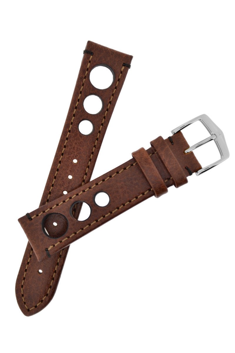 Watch Strap Hirsch Rally Leather - Brown