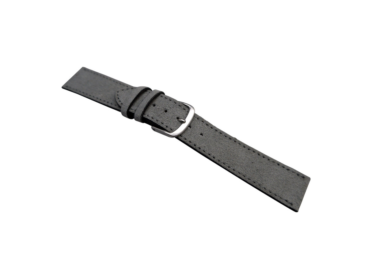 Horlogeband Suede Velour by STRPS® - Meerdere kleuren