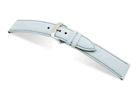 Watch Strap Happel Arezzo Leather | Ice Blue