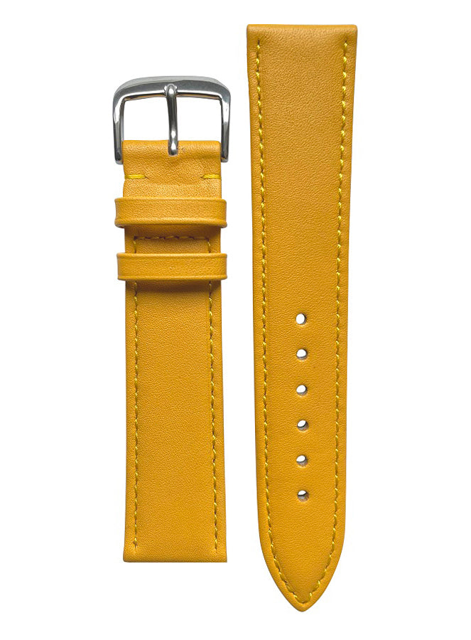 Horlogeband Happel Arezzo Leer | Geel