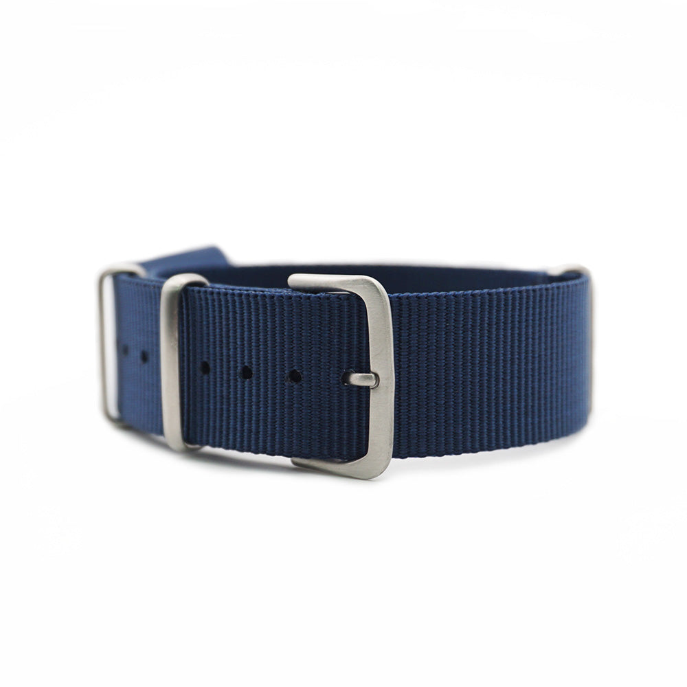 Classic NATO Strap - Navy (brushed)