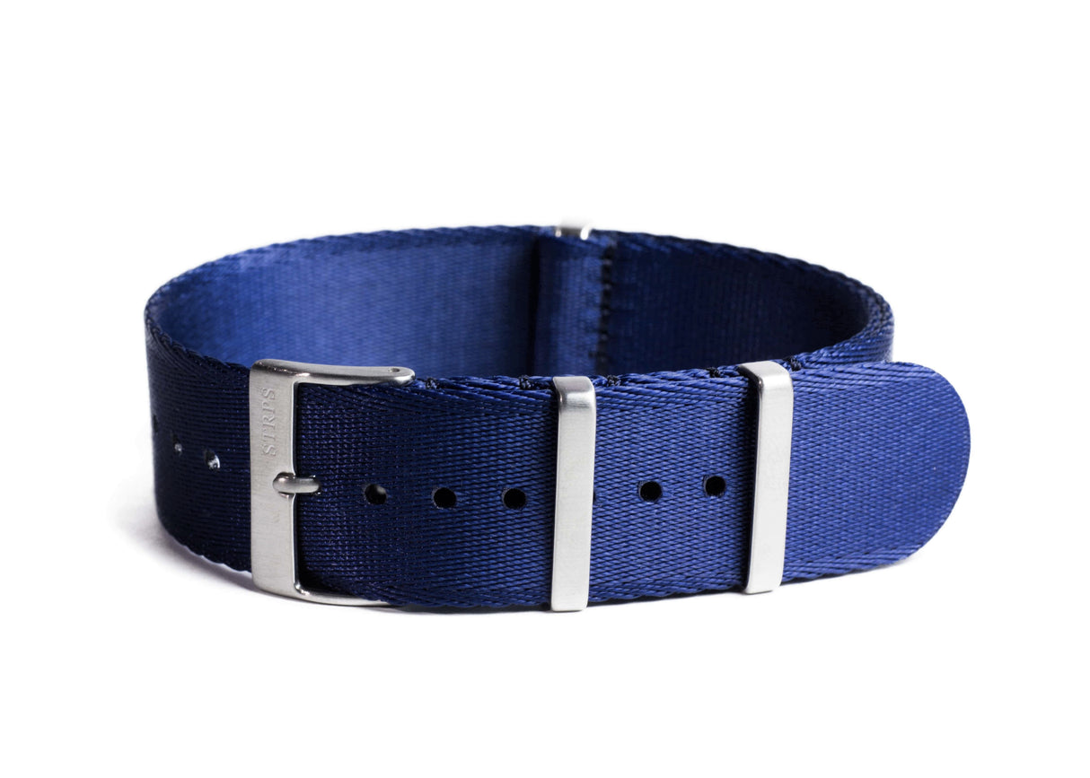 Premium Slim NATO Strap - Blauw