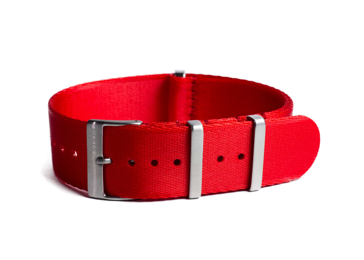 Premium Slim NATO Strap - Rood