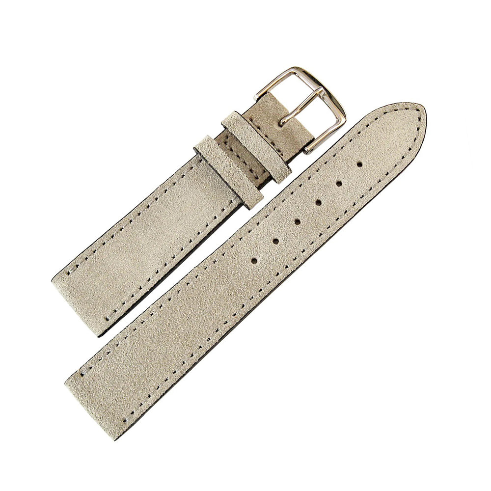 Horlogeband Suede Velour by STRPS® - Meerdere kleuren