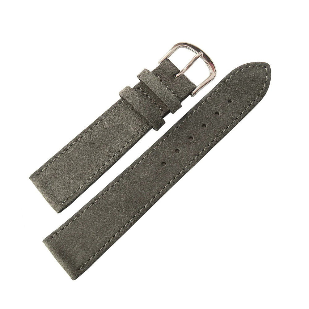 Horlogeband Suede Velour by STRPS® - Meerdere kleuren