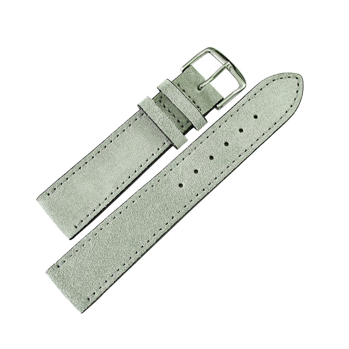 Horlogeband Suede Velour by STRPS® - Meerdere kleuren