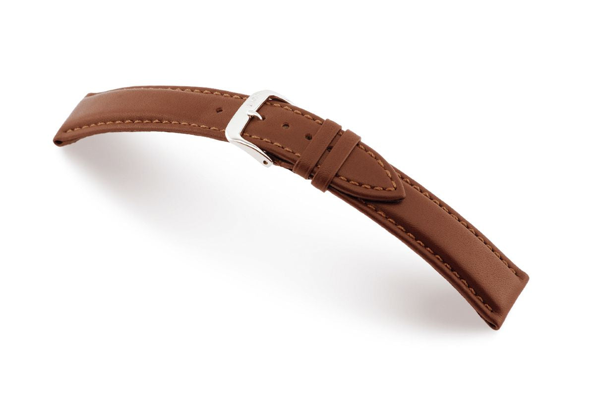 Watch Strap Happel Corona Waterproof Leather | Mahogany