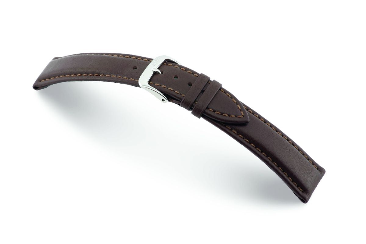 Watch Strap Happel Corona Waterproof Leather | Mocha