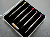 Professional Watch 5-Piece Ergonomic Screwdriver Set | Gold Line