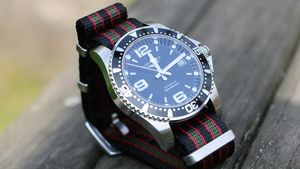 Longines Dive Watch on Premium NATO Watch Strap