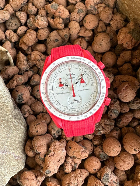 MoonSwatch Strap - Rubber - Premium Red