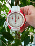 MoonSwatch Premium White