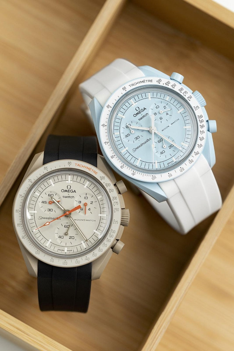 Omega x Swatch MoonSwatch White Rubber Strap – STRPS
