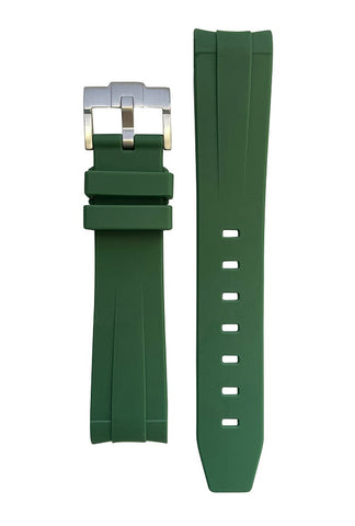 MoonSwatch green rubber strap