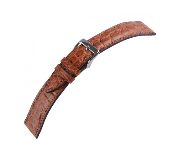 Watch Strap Leather by STRPS® - Louisiana Alligator - Brown & Black