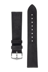 Watch Strap Hirsch Osiris Nubuck Leather - Black