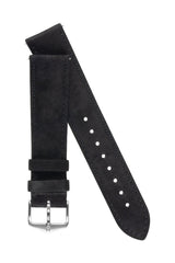 Watch Strap Hirsch Osiris Nubuck Leather - Black