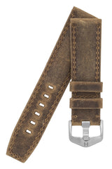 Watch Strap Hirsch Tritone Kudu Leather - Brown