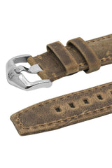 Watch Strap Hirsch Tritone Kudu Leather - Brown