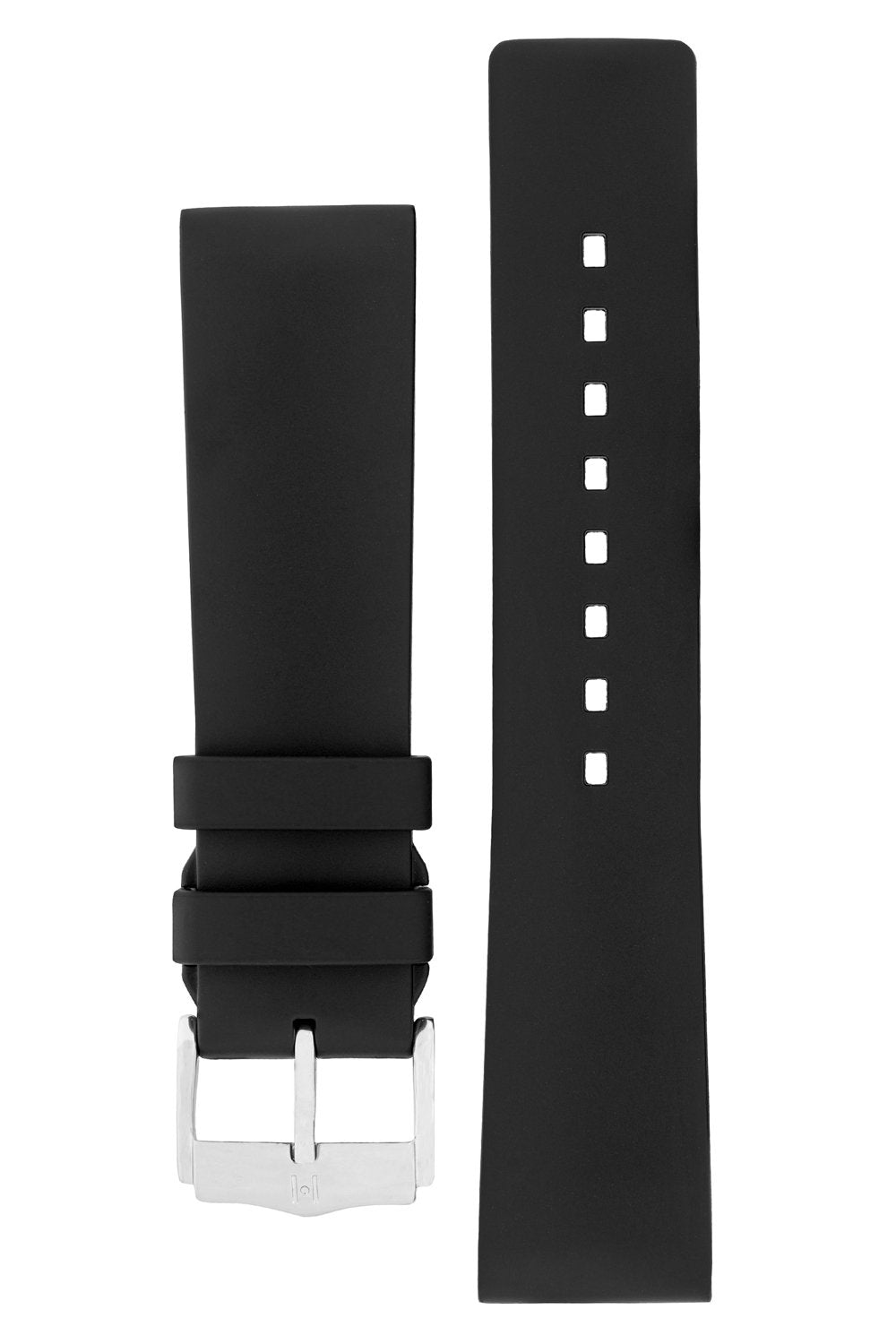 Watch Strap Hirsch Pure Rubber - Black