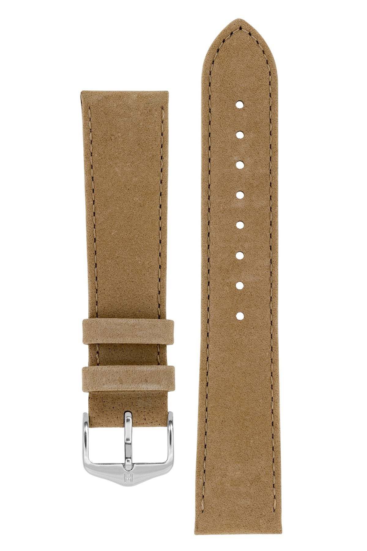 Watch Strap Hirsch Osiris Nubuck Leather - Beige