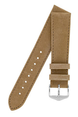 Watch Strap Hirsch Osiris Nubuck Leather - Beige