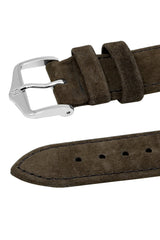 Watch Strap Hirsch Osiris Nubuck Leather - Brown