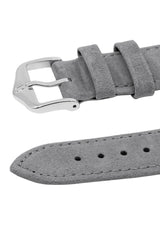 Watch Strap Hirsch Osiris Nubuck Leather - Grey