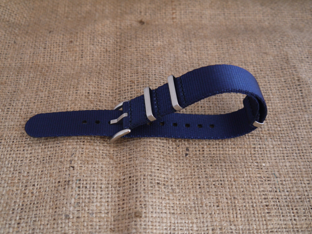 Premium NATO Strap - Navy Blue