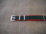 Premium NATO Strap - Green / Red