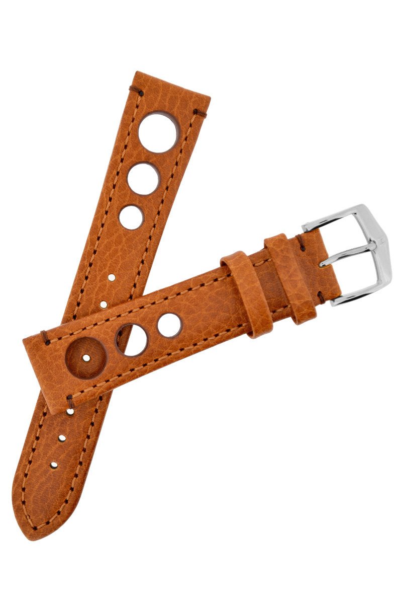 Watch Strap Hirsch Rally Leather - Gold Brown