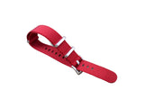 Premium NATO Strap - Warm Red