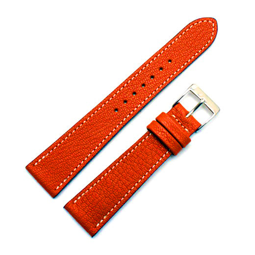 Horlogeband Zacht Geitenleer by STRPS® - Vele Kleuren