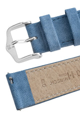 Watch Strap Hirsch Osiris Nubuck Leather - Blue