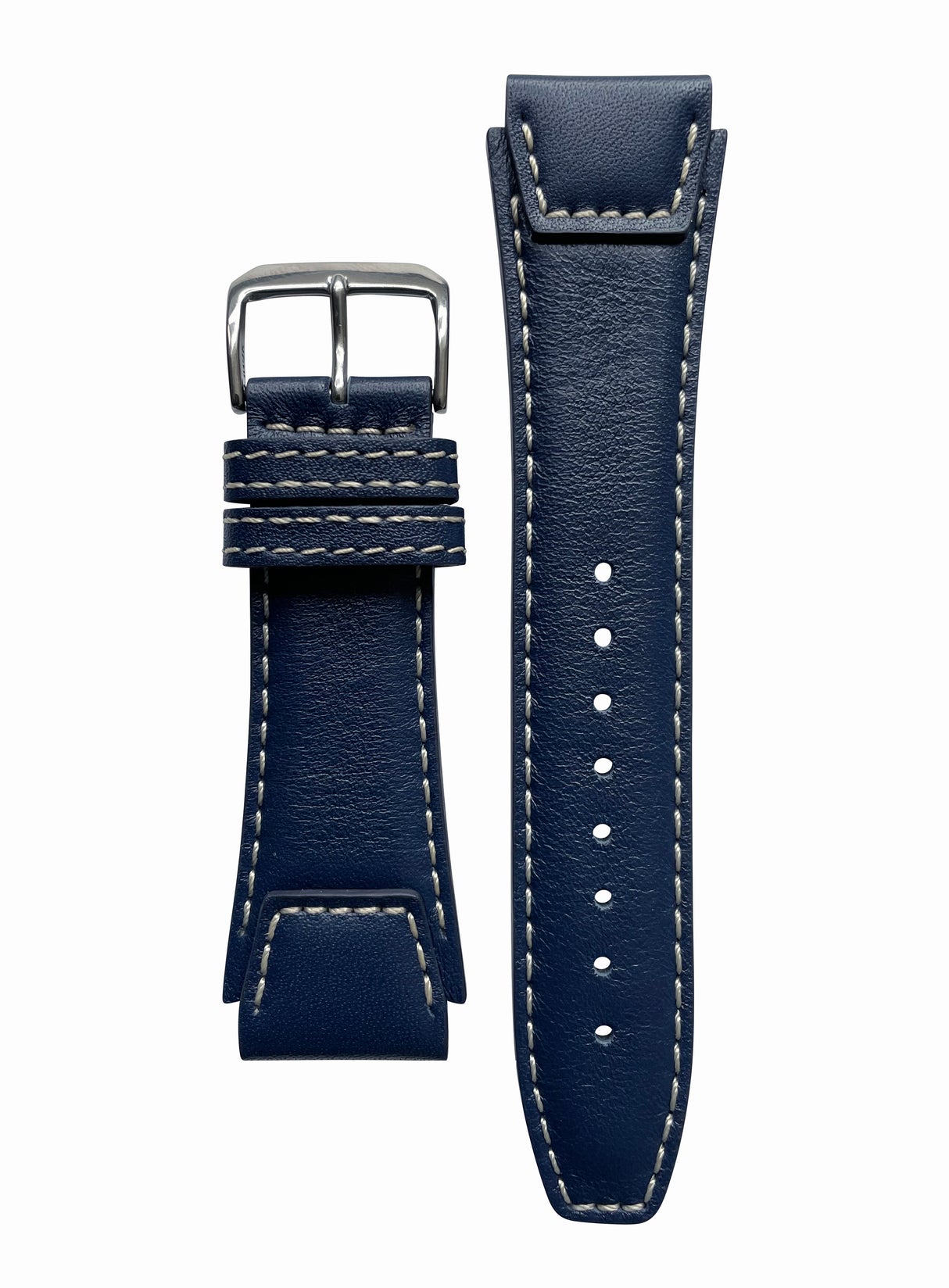 Watch Strap Leather by STRPS® - Pilot 22mm - Blue